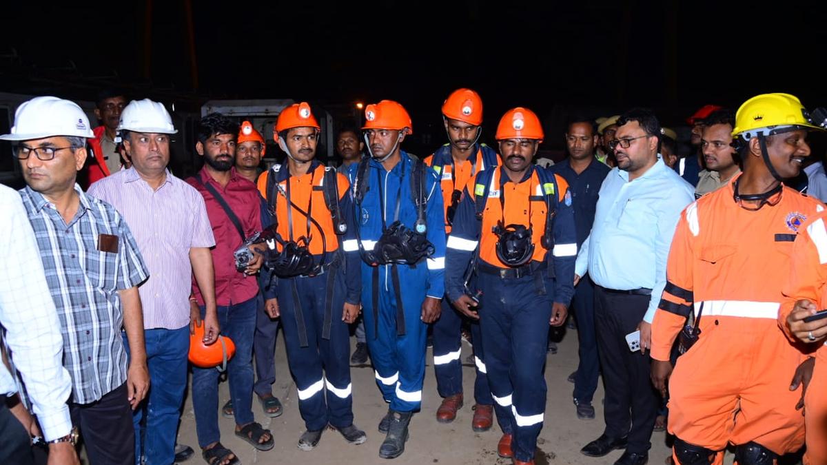 Army Mobilises Task Force for rescue operations at Srisailam tunnel collapse